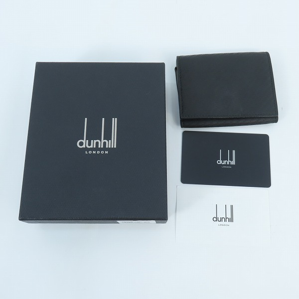 実際に弊社で買取させて頂いたdunhill/ダンヒル CHASSIS シャーシ コインケース 財布 L2Z5C1Aの画像 9枚目