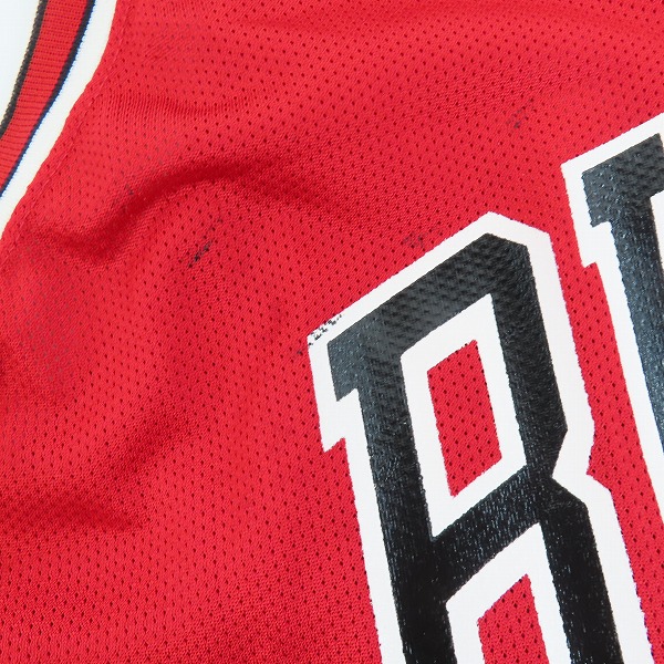 実際に弊社で買取させて頂いたChampion/チャンピオン NBA シカゴブルズ #23 マイケル ジョーダン アウェイ ユニフォーム/48の画像 6枚目