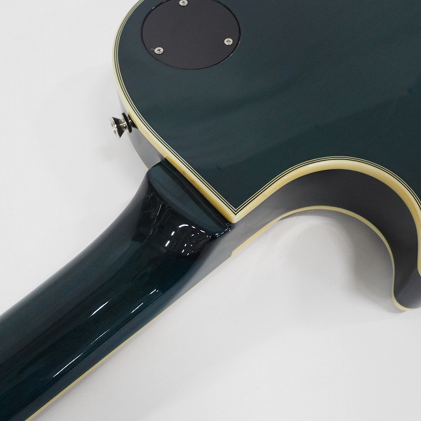 実際に弊社で買取させて頂いた★Burny by FERNANDES/バーニー RLC-58K レスポールタイプ アーム搭載モデル エレキギター ソフトケース付の画像 8枚目