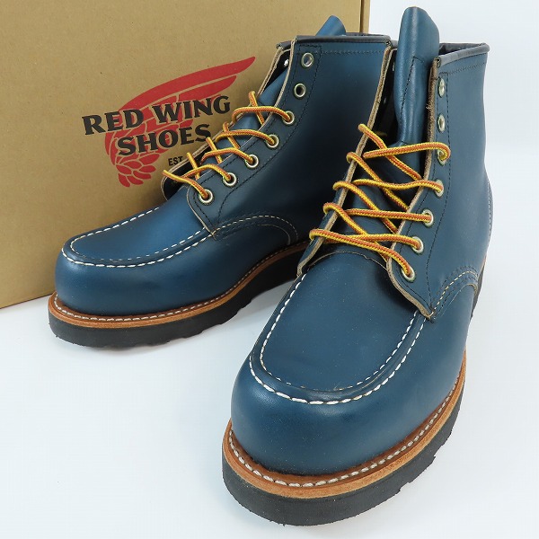 実際に弊社で買取させて頂いたRED WING/レッドウイング クラシックワーク モックトゥ ブーツ インデイゴポーテージ 8853/8E