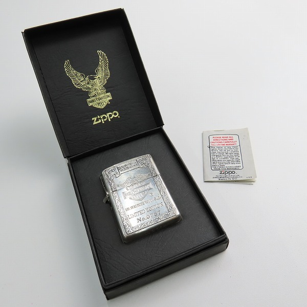 実際に弊社で買取させて頂いたZIPPO/ジッポー HARLEY-DAVIDSON/ハーレーダビッドソン ロゴ/1993年製の画像 6枚目