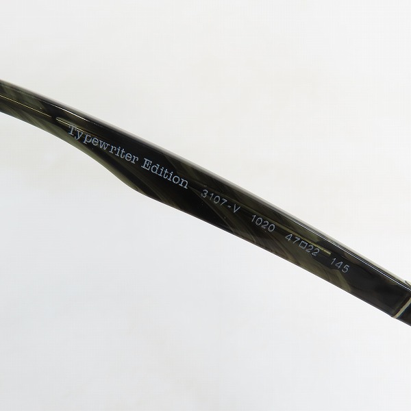 実際に弊社で買取させて頂いたPersol/ペルソール メガネフレーム/アイウェア Typewriter Edition 3107-V 1020の画像 6枚目
