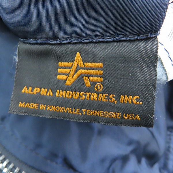 実際に弊社で買取させて頂いたAlpha Industries/アルファ インダストリー リバーシブル フライトジャケット MA-1 MIL-J-82790J/Sの画像 4枚目