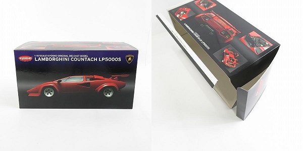 実際に弊社で買取させて頂いたKYOSHO/京商 1/18 LAMBORGHINI COUNTACH/ランボルギーニ カウンタック LP5000S レッド 08322RRの画像 7枚目