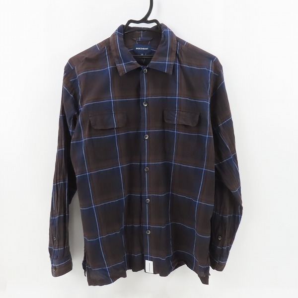 実際に弊社で買取させて頂いたDESCENDANT/ディセンダント チェック柄 長袖シャツ/2