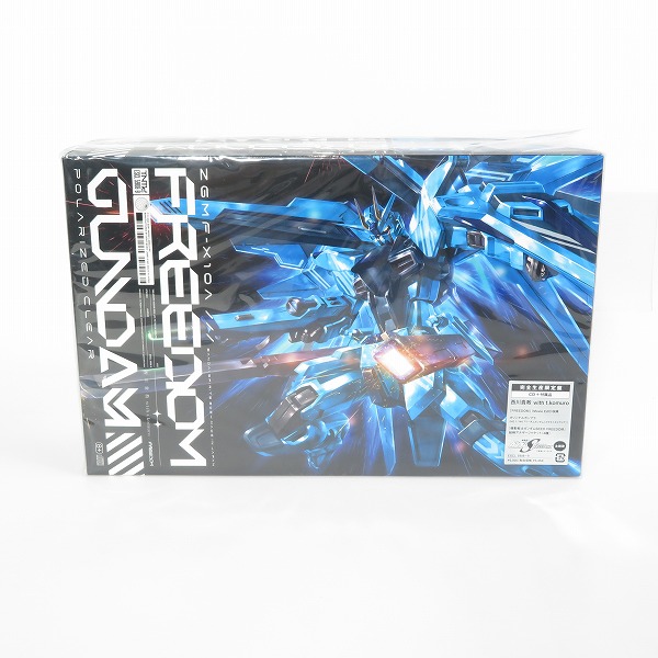 実際に弊社で買取させて頂いた【未開封】西川貴教 with t.komuro FREEDOM 完全生産限定盤 CD + HG 1/144 フリーダムガンダム ポラライズドクリア/SEED