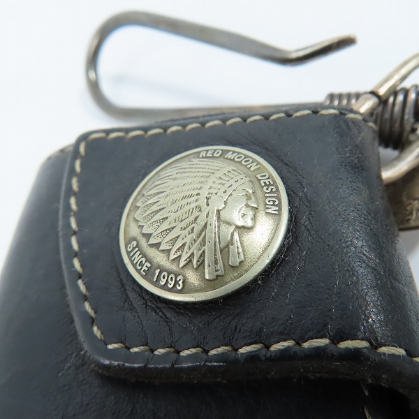 実際に弊社で買取させて頂いたRED MOON/レッドムーン レザーキーケースの画像 7枚目