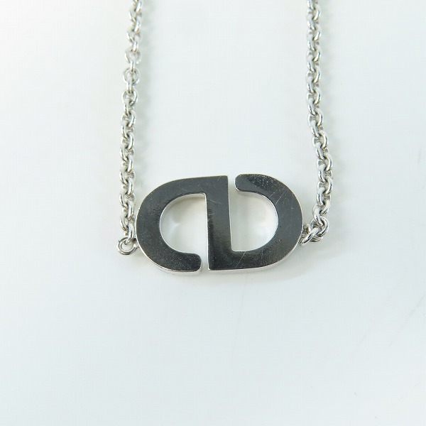 実際に弊社で買取させて頂いたDior/ディオール CDロゴ チェーンネックレスの画像 4枚目