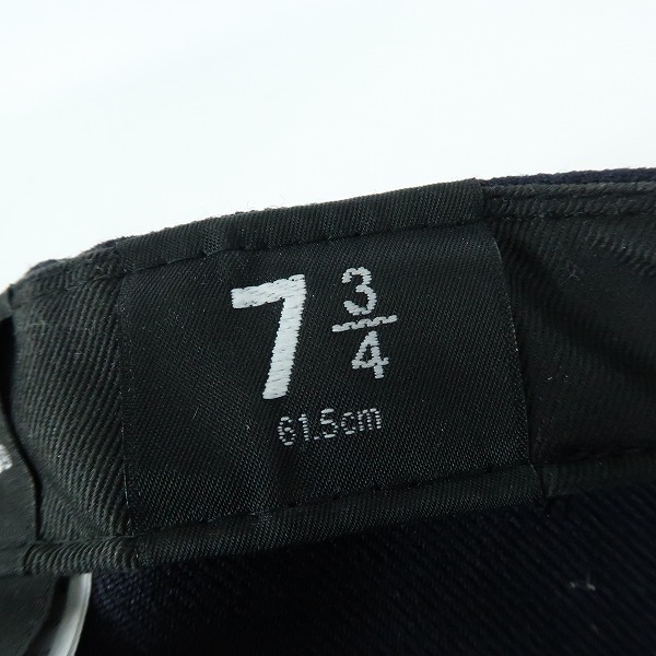 実際に弊社で買取させて頂いたFRAGMENT DESIGN×NEW ERA/フラグメントデザイン×ニューエラ 59FIFTY FRG ロゴ刺繍 キャップの画像 4枚目