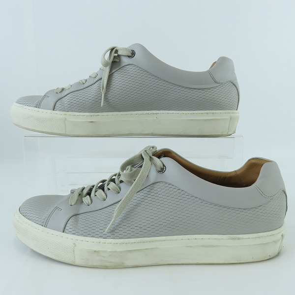 実際に弊社で買取させて頂いたHUGO BOSS/ヒューゴボス Trainers レザー シューズ/スニーカー グレー 50407828/45の画像 3枚目