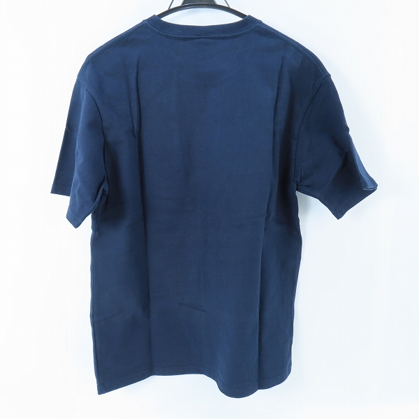 実際に弊社で買取させて頂いたAPPLEBUM/アップルバム 胸ポケット 半袖Tシャツ ダークネイビー/Lの画像 1枚目