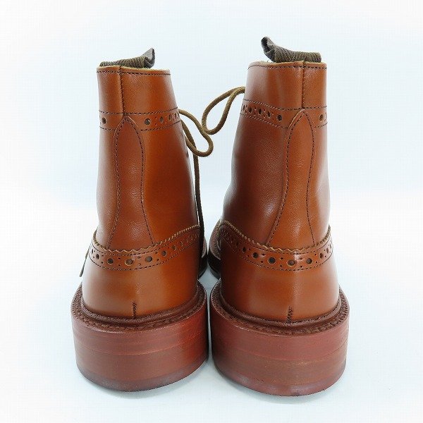 実際に弊社で買取させて頂いたTricker's/トリッカーズ MALTON/モルトン ウイングチップ ブーツ ブラウン M2508/7.5の画像 1枚目