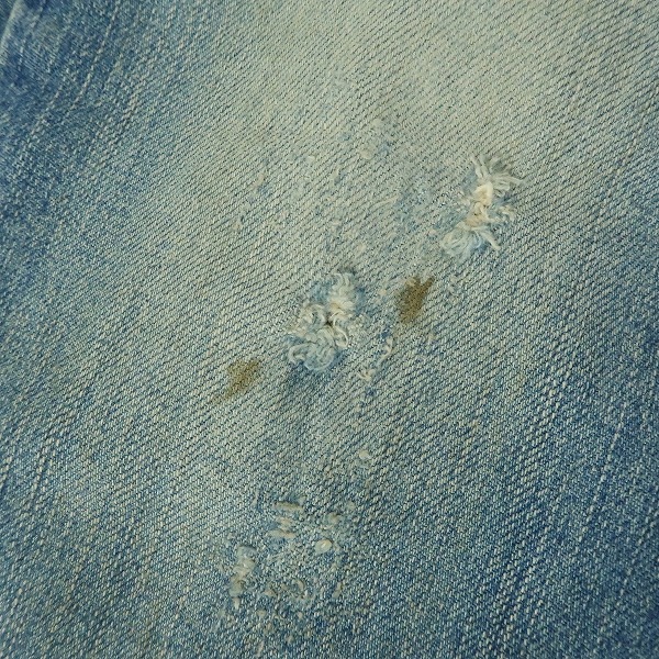 実際に弊社で買取させて頂いたHYSTERICS/ヒステリックス ダメージ加工 デニム パンツ 3AP-4944 Mの画像 8枚目