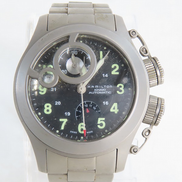 実際に弊社で買取させて頂いたHAMILTON/ハミルトン カーキネイビー フロッグマン 自動巻き 腕時計 H777460