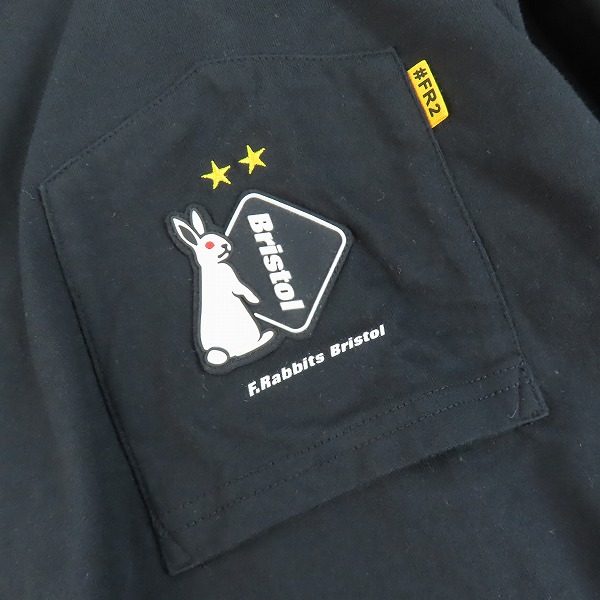 実際に弊社で買取させて頂いたF.C.Real Bristol × #FR2/F.C.レアルブリストル×エフアールツー 20AW POCKET L/S TEE ロングTシャツ FCRB-202126/XLの画像 6枚目