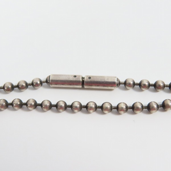 実際に弊社で買取させて頂いたBWL/BILL WALL LEATHER/ビルウォールレザー スカル/タグ ネックレス/ペンダントｗ/ストーンアイズ 2点セット の画像 7枚目