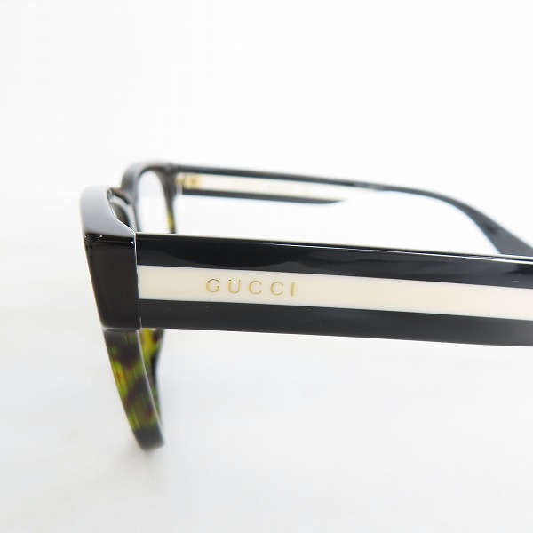 実際に弊社で買取させて頂いたGUCCI/グッチ メガネフレーム アイウェア GG0342OA-002の画像 7枚目