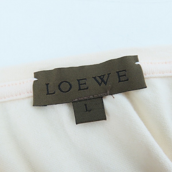 実際に弊社で買取させて頂いたLOEWE/ロエベ  ロゴ刺繍 Tシャツ/Lの画像 2枚目