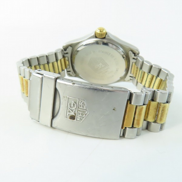 実際に弊社で買取させて頂いたTAG HEUER/タグホイヤー 2000シリーズ プロフェッショナル 200M クォーツ デイト腕時計 964.013 【動作未確認】の画像 2枚目