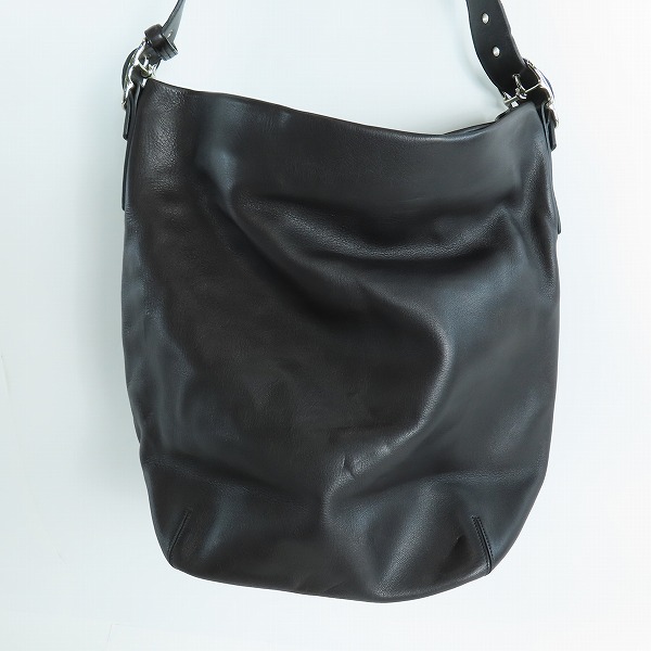 実際に弊社で買取させて頂いたCOACH/コーチ 裏地シグネチャー柄 カウハイドレザー ワンショルダーバッグ 9151の画像 1枚目