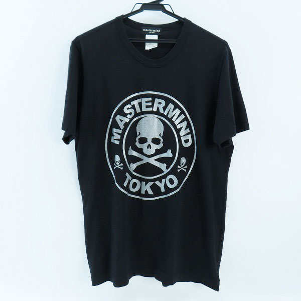 実際に弊社で買取させて頂いたmastermind JAPAN/マスターマインドジャパン TOKYO シルバーラメスカル 半袖 Tシャツ MMD2-TS01/L
