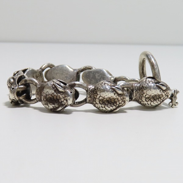 実際に弊社で買取させて頂いたA&G/エーアンドジー LIMITED VIPER/バイパー スネークブレスレット/Tバーの画像 2枚目