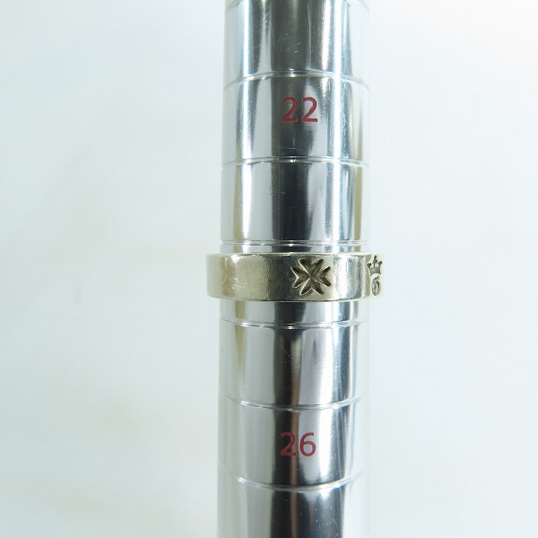 実際に弊社で買取させて頂いた【ギャラ付】Gabor/ガボール フラットバーリング シルバー SV925 24.5号の画像 5枚目