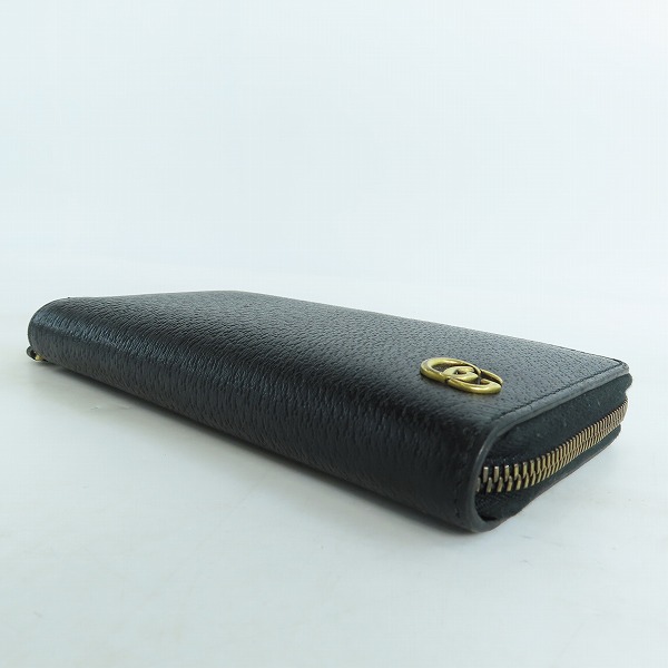 実際に弊社で買取させて頂いたGUCCI/グッチ ラウンドファスナー長財布 GGマーモントの画像 2枚目