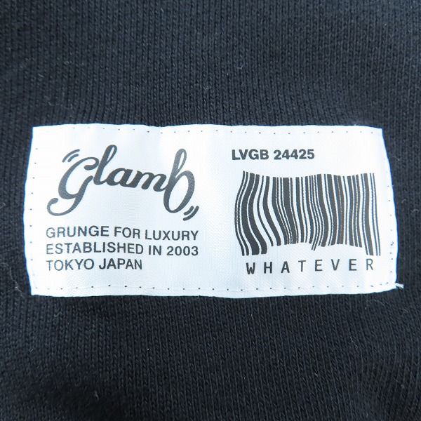実際に弊社で買取させて頂いたglamb/グラム 24SS Splash Logo Hoodie/スプラッシュロゴフーディ GB0223/CS02/Mの画像 7枚目