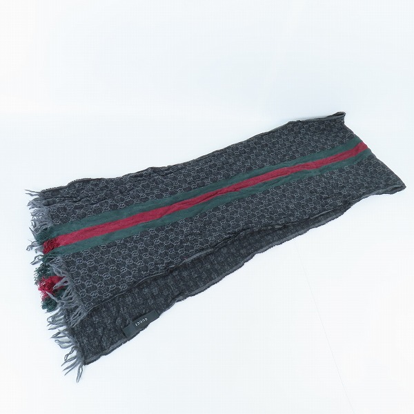 実際に弊社で買取させて頂いたGUCCI/グッチ GG柄 マフラーの画像 5枚目