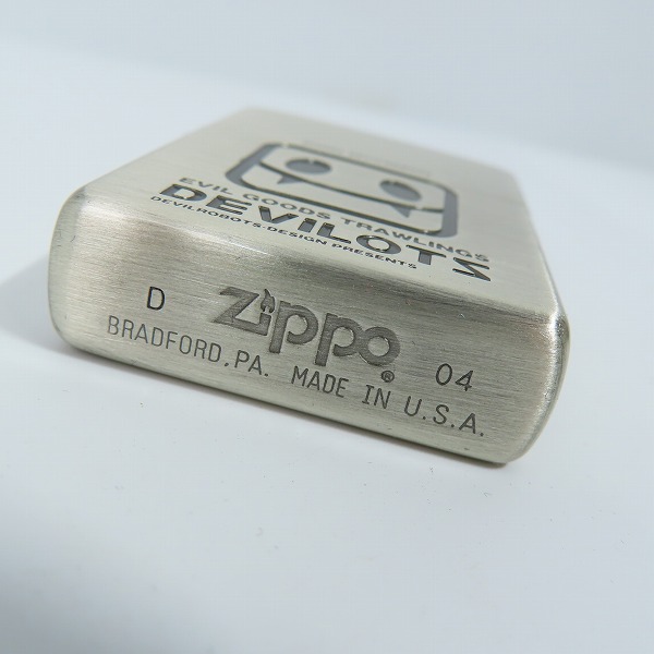 実際に弊社で買取させて頂いたZIPPO/ジッポー デビルロボッツ DEVILOTZ 2004年製の画像 4枚目