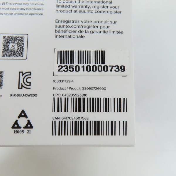 実際に弊社で買取させて頂いたSUUNTO/スント 5 PEAK/5 ピーク GPS スマートウォッチ SS050726000の画像 7枚目