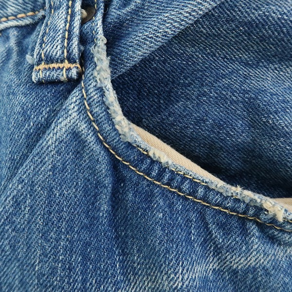 実際に弊社で買取させて頂いたSUGAR CANE/シュガーケーン STAR JEANS スターステッチ デニムパンツ  Lot 005/W34L34の画像 6枚目
