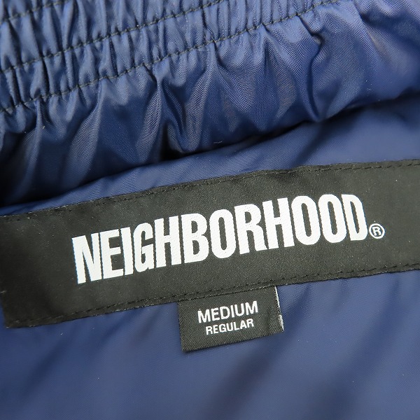 実際に弊社で買取させて頂いたNEIGHBORHOOD/ネイバーフッド 2022FW DOWN JK.PE/ダウンジャケット 222TSNH-JKM10/Mの画像 2枚目
