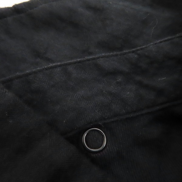 実際に弊社で買取させて頂いたLGB/ルグランブルー シワ加工 長袖シャツ ブラック SHIRT-G/M 91059/1の画像 5枚目