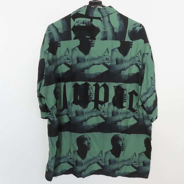 実際に弊社で買取させて頂いたWACKO MARIA/ワコマリア×2PAC/トゥーパック GUILTY PARTIES HAWAIIAN SHIRT S/S レーヨン 半袖シャツ XXLの画像 1枚目
