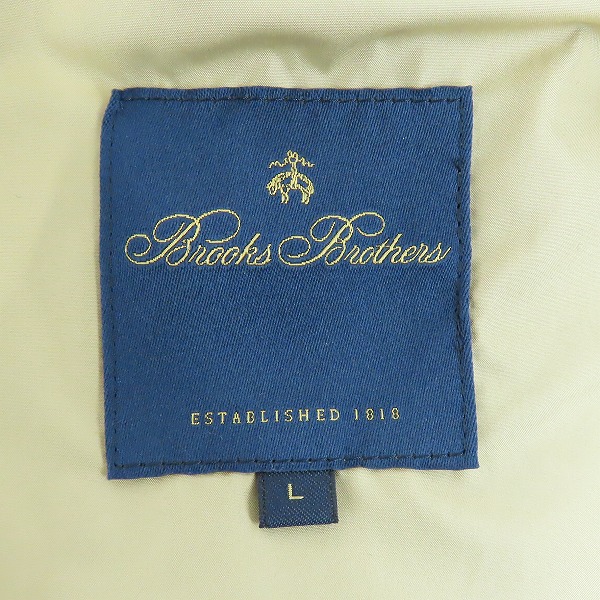 実際に弊社で買取させて頂いたBrooks Brothers/ブルックスブラザース ステンカラーコート Lの画像 4枚目