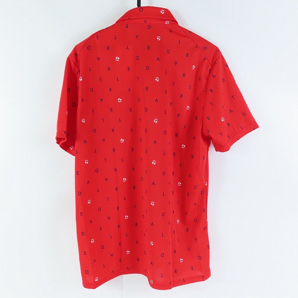 実際に弊社で買取させて頂いた【未使用】TaylorMade/テーラーメイド 半袖ポロシャツ 総柄 TD488/Oの画像 1枚目