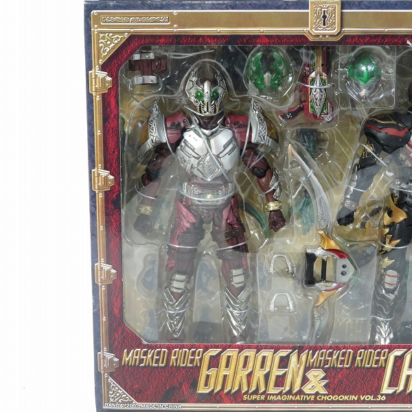 実際に弊社で買取させて頂いたBANDAI/バンダイ 仮面ライダーブレイド S.I.C/SIC Vol.36 仮面ライダーギャレン & 仮面ライダーカリス/フィギュアの画像 1枚目