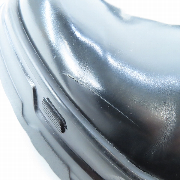 実際に弊社で買取させて頂いたGIORGIO ARMANI/ジョルジオアルマーニ レザー スニーカー X2C639/6の画像 6枚目