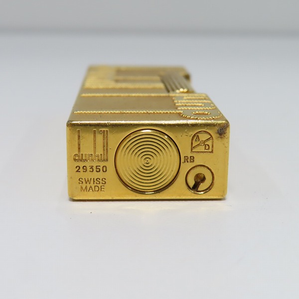 実際に弊社で買取させて頂いたdunhill/ダンヒル 両面ロゴ サイドローラー ライターの画像 4枚目