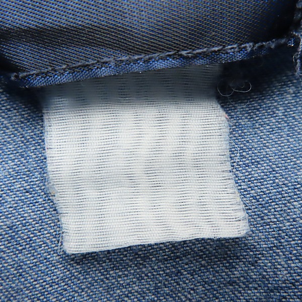 実際に弊社で買取させて頂いたWrangler/ラングラー 80s/ヴィンテージ デニム ウエスタンシャツ の画像 3枚目