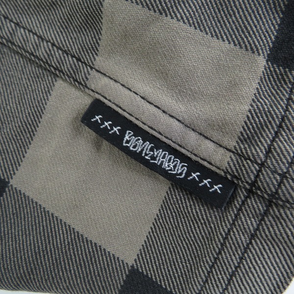 実際に弊社で買取させて頂いたSTUSSY×NEIGHBORHOOD/ステューシー×ネイバーフッド Saber.Check/C-Shirt.SS チェック柄 半袖シャツ/BESTN-SH-M02/Mの画像 7枚目
