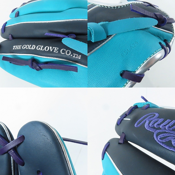 実際に弊社で買取させて頂いたRawlings/ローリングス HYPER TECH COLOR SYNC 軟式/内野手/右投げ用 グローブ GR4HTCN62 の画像 9枚目