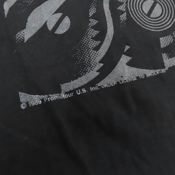 実際に弊社で買取させて頂いたROLLING STONES/ローリングストーンズ 1989年/90S/ヴィンテージ STELL WHEELS THE NORTH AMERICAN TOUR Tシャツ Mの画像 3枚目