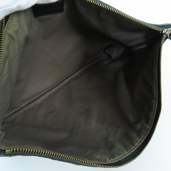実際に弊社で買取させて頂いたBOTTEGA VENETA/ボッテガヴェネタ イントレチャート レザークラッチバッグ の画像 3枚目