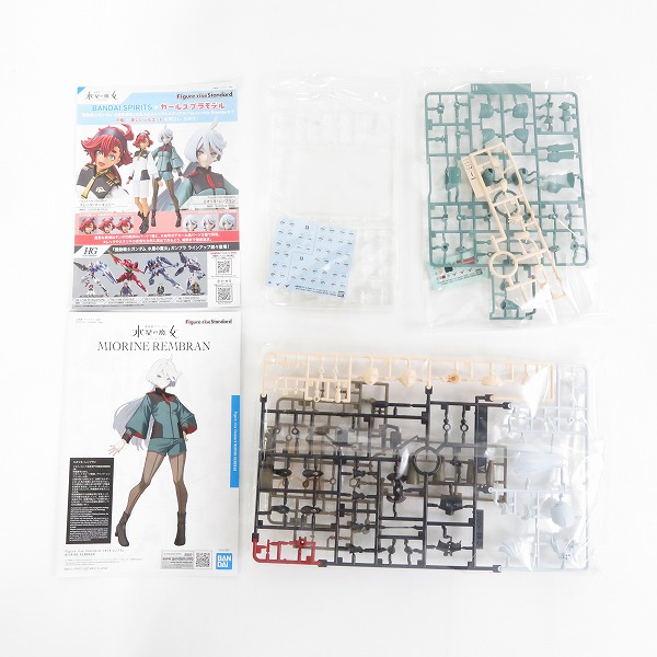 実際に弊社で買取させて頂いた【未組立】バンダイ ガンダム 水星の魔女 Figure-rise Standard スレッタ・マーキュリー/ミオリネ・レンブラン 2点セットの画像 2枚目