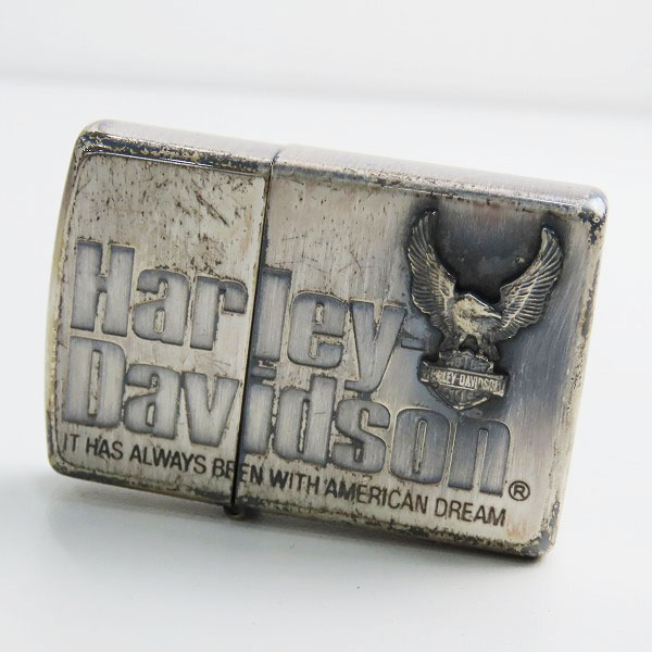 実際に弊社で買取させて頂いたZIPPO/ジッポー HARLEY-DAVIDSON/ハーレーダビッドソン イーグルメタル貼り/1995年製
