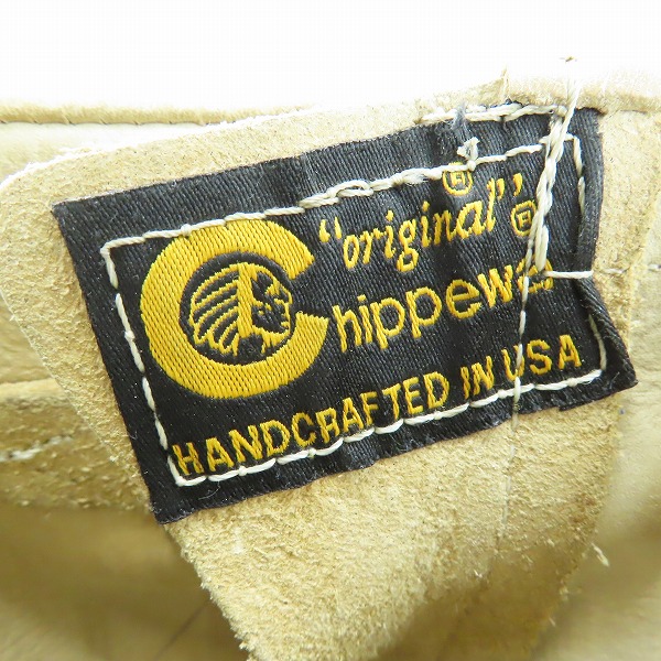 実際に弊社で買取させて頂いたCHIPPEWA/チペワ スエードエンジニアブーツ 1901M06/10E/28.0の画像 7枚目