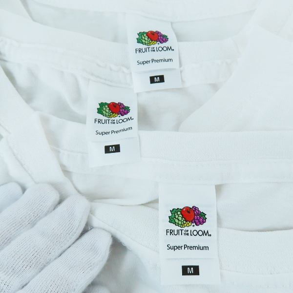 実際に弊社で買取させて頂いた(1)FRAGMENT DESIGN/フラグメントデザイン THE CONVENI GINZA ザコンビニ FRUIT OF THE LOOM 3P TEE/ホワイト の画像 2枚目